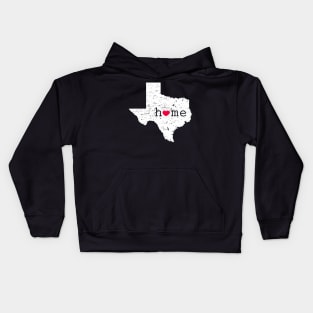 Love State Of Texas Home Heart Texan T Kids Hoodie